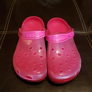 Jelly See Through Pink Crocs